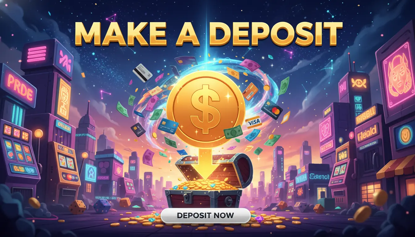 Cosmic casino deposit